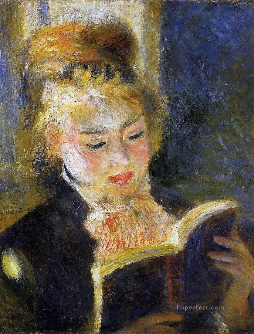 woman reading Pierre Auguste Renoir Oil Paintings